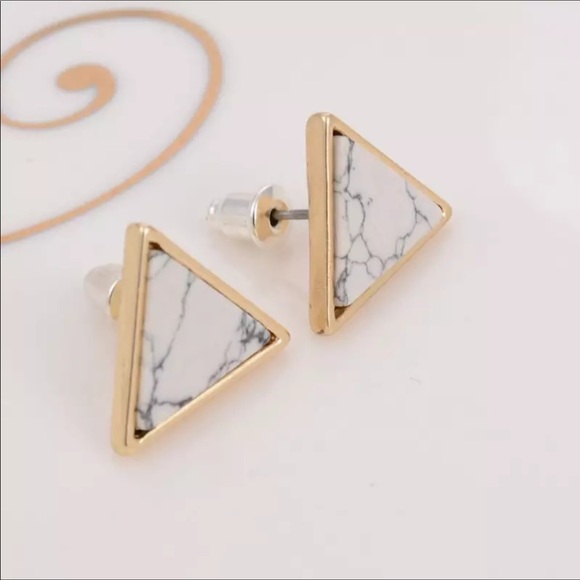 fancy fashions Jewelry - Triangle stone earrings fancy fashions Jewelry - Triangle stone earrings